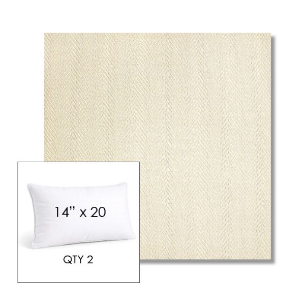 Picture of Posh Salt | 14" x 20" Lumbar Sunbrella® Outdoor Pillow