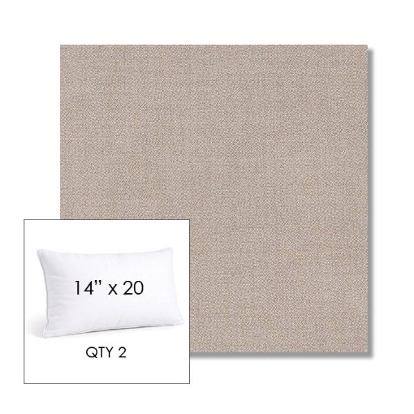 Picture of Remix Silk | 14" x 20" Lumbar Sunbrella® Outdoor Pillow