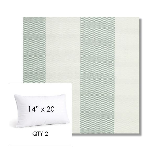 Picture of Rothko Seahorse | 14" x 20" Lumbar Sunbrella® Outdoor Pillow