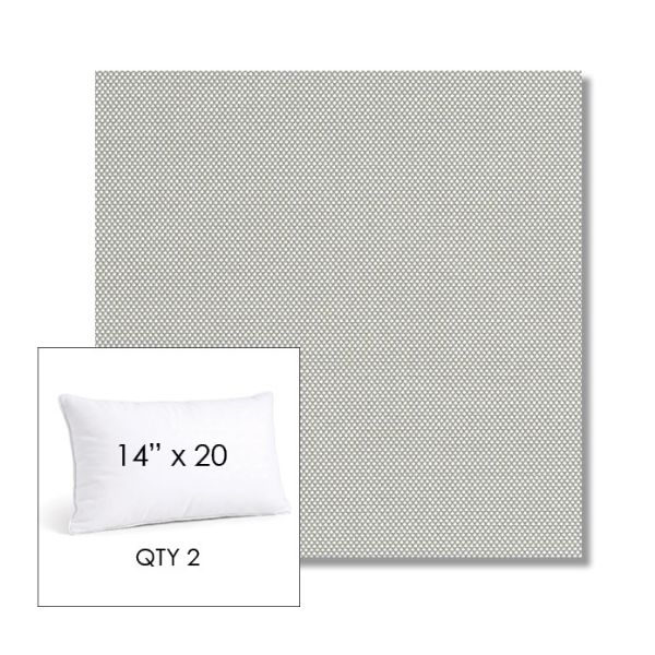 Picture of Sailcloth Seagull | 14" x 20" Lumbar Sunbrella® Outdoor Pillow