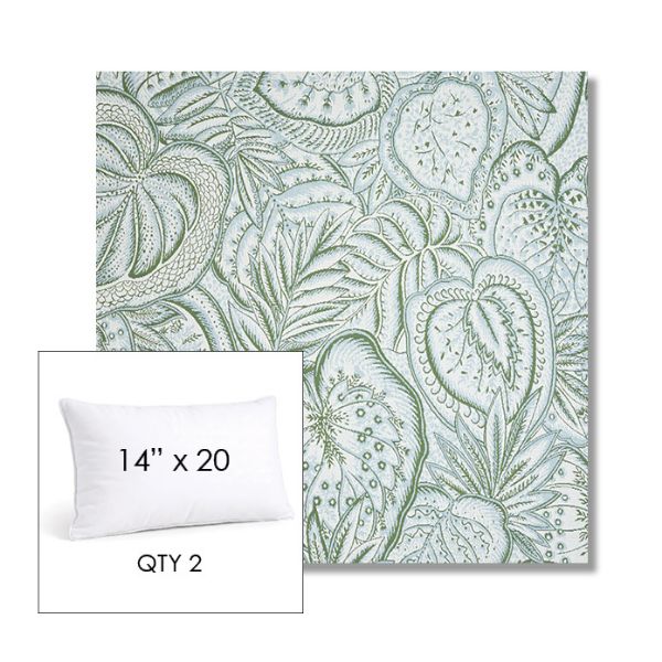 Picture of Sensibilty Spring | 14" x 20" Lumbar Sunbrella® Outdoor Pillow