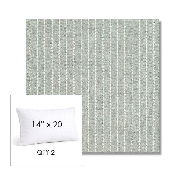 Picture of Trail Sky | 14" x 20" Lumbar Sunbrella® Outdoor Pillow