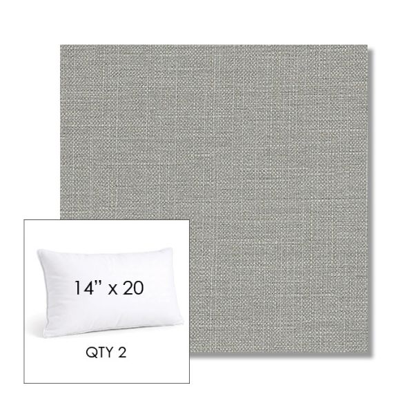 Picture of Willa Celery | 14" x 20" Lumbar Sunbrella® Outdoor Pillow