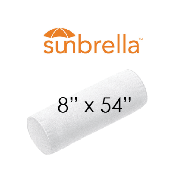 Bliss Aloe | 8" x 54" Outdoor Bolster Pillow Sunbrella® Fabric