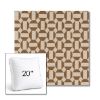 Picture of Assemble Teak | 20" Square Boxed Sunbrella® Outdoor Pillow (3" Thick)