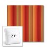 Picture of Astoria Sunset | 20" Square Boxed Sunbrella® Outdoor Pillow (3" Thick)