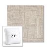 Picture of Boro Walnut | 20" Square Boxed Sunbrella® Outdoor Pillow (3" Thick)