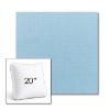 Picture of Canvas Air Blue | 20" Square Boxed Sunbrella® Outdoor Pillow (3" Thick)