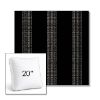 Picture of Caper Onyx | 20" Square Boxed Sunbrella® Outdoor Pillow (3" Thick)