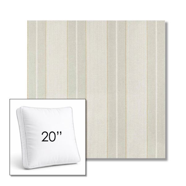 Picture of Carlo Celery | 20" Square Boxed Sunbrella® Outdoor Pillow (3" Thick)