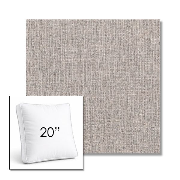 Picture of Cassava Stone | 20" Square Boxed Sunbrella® Outdoor Pillow (3" Thick)