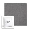 Picture of Cast Slate | 20" Square Boxed Sunbrella® Outdoor Pillow (3" Thick)