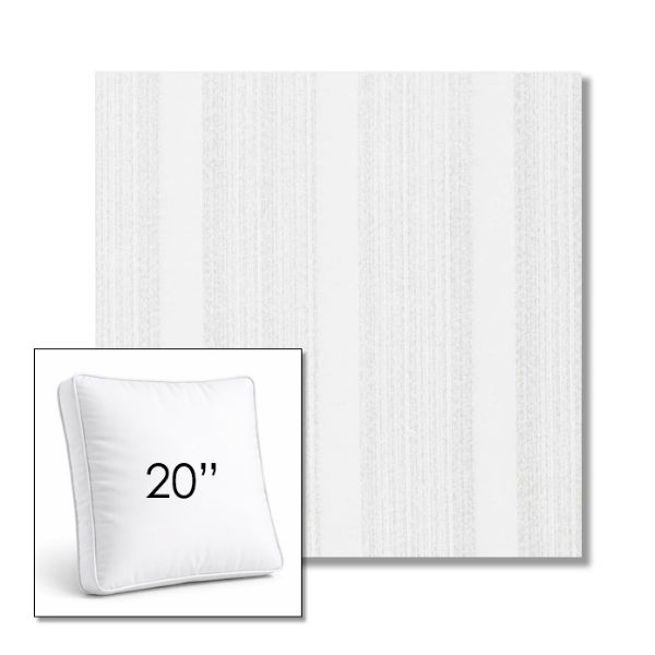 Picture of Compose Linen | 20" Square Boxed Sunbrella® Outdoor Pillow (3" Thick)