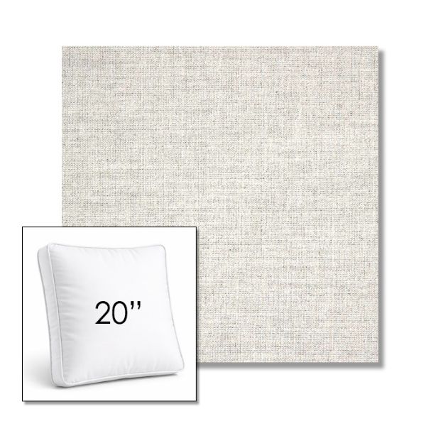 Picture of Crush Cloud | 20" Square Boxed Sunbrella® Outdoor Pillow (3" Thick)