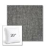 Picture of Crush Pewter | 20" Square Boxed Sunbrella® Outdoor Pillow (3" Thick)