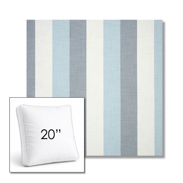 Picture of Direction Dew | 20" Square Boxed Sunbrella® Outdoor Pillow (3" Thick)