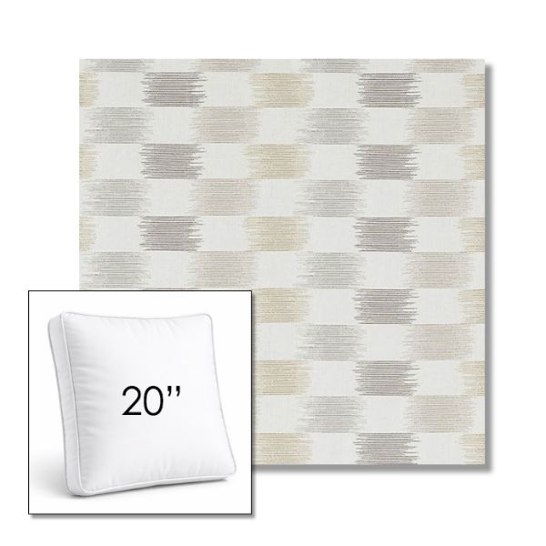 Picture of Dream Dune | 20" Square Boxed Sunbrella® Outdoor Pillow (3" Thick)