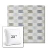 Picture of Dream Mist | 20" Square Boxed Sunbrella® Outdoor Pillow (3" Thick)