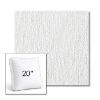 Picture of Improve White | 20" Square Boxed Sunbrella® Outdoor Pillow (3" Thick)