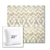 Picture of Inga Marble | 20" Square Boxed Sunbrella® Outdoor Pillow (3" Thick)