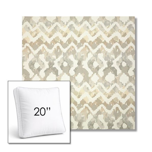 Picture of Inga Marble | 20" Square Boxed Sunbrella® Outdoor Pillow (3" Thick)