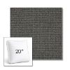 Picture of Kudos Carbon | 20" Square Boxed Sunbrella® Outdoor Pillow (3" Thick)