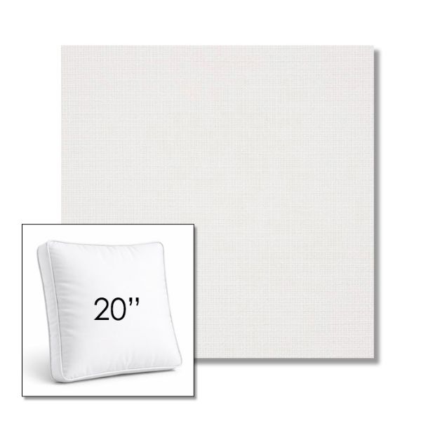Picture of Linville Snow | 20" Square Boxed Sunbrella® Outdoor Pillow (3" Thick)