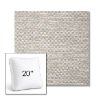Picture of Litchfield Fog | 20" Square Boxed Sunbrella® Outdoor Pillow (3" Thick)