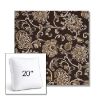 Picture of Martha Floral Garden Path | 20" Square Boxed Sunbrella® Outdoor Pillow (3" Thick)