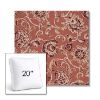 Picture of Martha Floral Rose Vine | 20" Square Boxed Sunbrella® Outdoor Pillow (3" Thick)