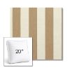 Picture of Maxim Heather Beige | 20" Square Boxed Sunbrella® Outdoor Pillow (3" Thick)