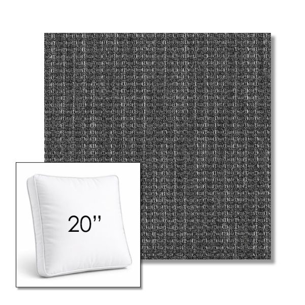 Picture of Metamorphic Slate | 20" Square Boxed Sunbrella® Outdoor Pillow (3" Thick)