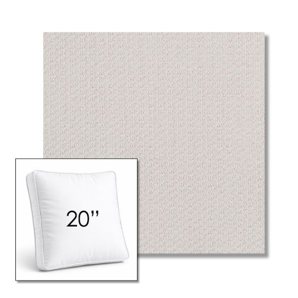 Picture of Metamorphic Snow | 20" Square Boxed Sunbrella® Outdoor Pillow (3" Thick)