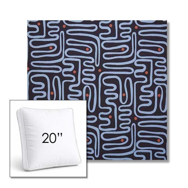 Picture of Nema Lazuli | 20" Square Boxed Sunbrella® Outdoor Pillow (3" Thick)