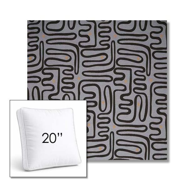 Picture of Nema Moonlight | 20" Square Boxed Sunbrella® Outdoor Pillow (3" Thick)