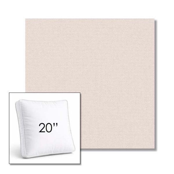 Picture of Nuance Bisque | 20" Square Boxed Sunbrella® Outdoor Pillow (3" Thick)