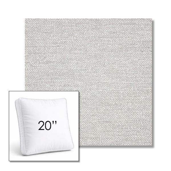 Picture of Nurture Pebble | 20" Square Boxed Sunbrella® Outdoor Pillow (3" Thick)