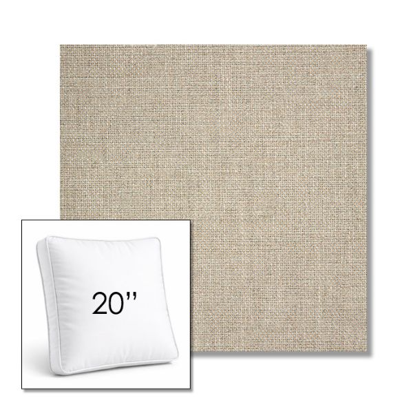Picture of Piazza Dove | 20" Square Boxed Sunbrella® Outdoor Pillow (3" Thick)