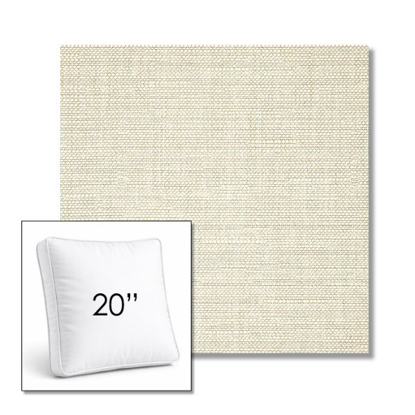 Picture of Piazza Vapor | 20" Square Boxed Sunbrella® Outdoor Pillow (3" Thick)