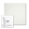 Picture of Pique Salt | 20" Square Boxed Sunbrella® Outdoor Pillow (3" Thick)
