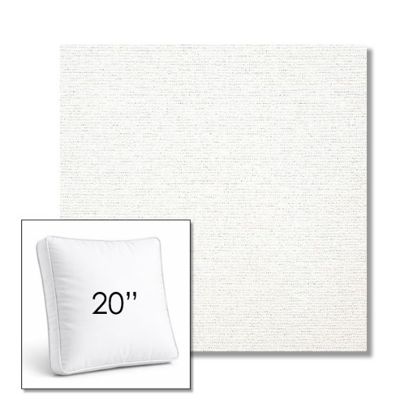 Picture of Platform Salt | 20" Square Boxed Sunbrella® Outdoor Pillow (3" Thick)