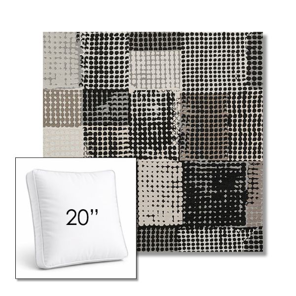 Picture of Pop Film | 20" Square Boxed Sunbrella® Outdoor Pillow (3" Thick)