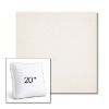 Picture of Posh Snow | 20" Square Boxed Sunbrella® Outdoor Pillow (3" Thick)