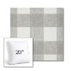 Picture of Preso Pebble | 20" Square Boxed Sunbrella® Outdoor Pillow (3" Thick)