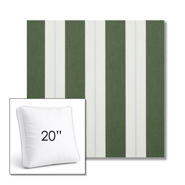 Picture of Relate Ivy | 20" Square Boxed Sunbrella® Outdoor Pillow (3" Thick)