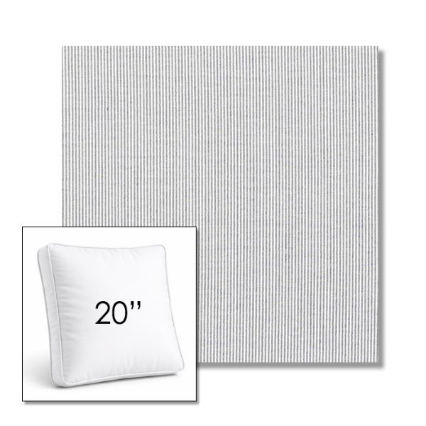 Picture of Replay Sea | 20" Square Boxed Sunbrella® Outdoor Pillow (3" Thick)