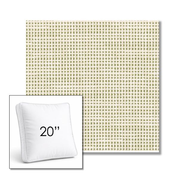 Picture of Rest Meadow | 20" Square Boxed Sunbrella® Outdoor Pillow (3" Thick)