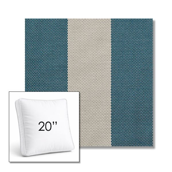 Picture of Rothko Curacao | 20" Square Boxed Sunbrella® Outdoor Pillow (3" Thick)