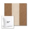 Picture of Rothko Latte | 20" Square Boxed Sunbrella® Outdoor Pillow (3" Thick)