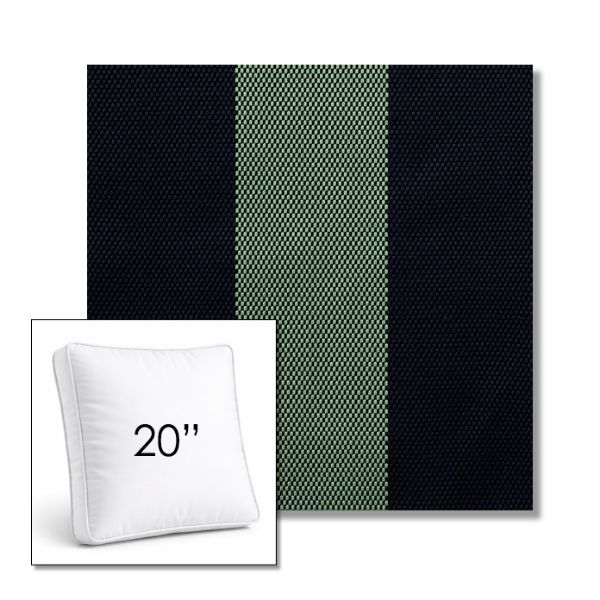 Picture of Rothko Mint Julep | 20" Square Boxed Sunbrella® Outdoor Pillow (3" Thick)